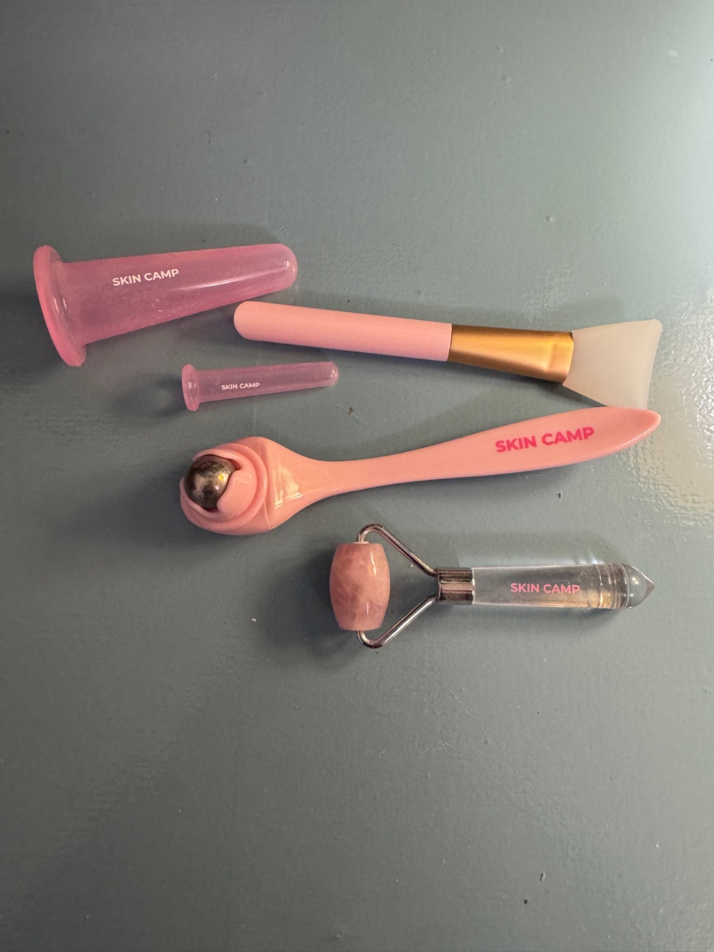 Pink Facial Tool Set – Roller, Spatula & Massage Tools - Skin Gym x Target